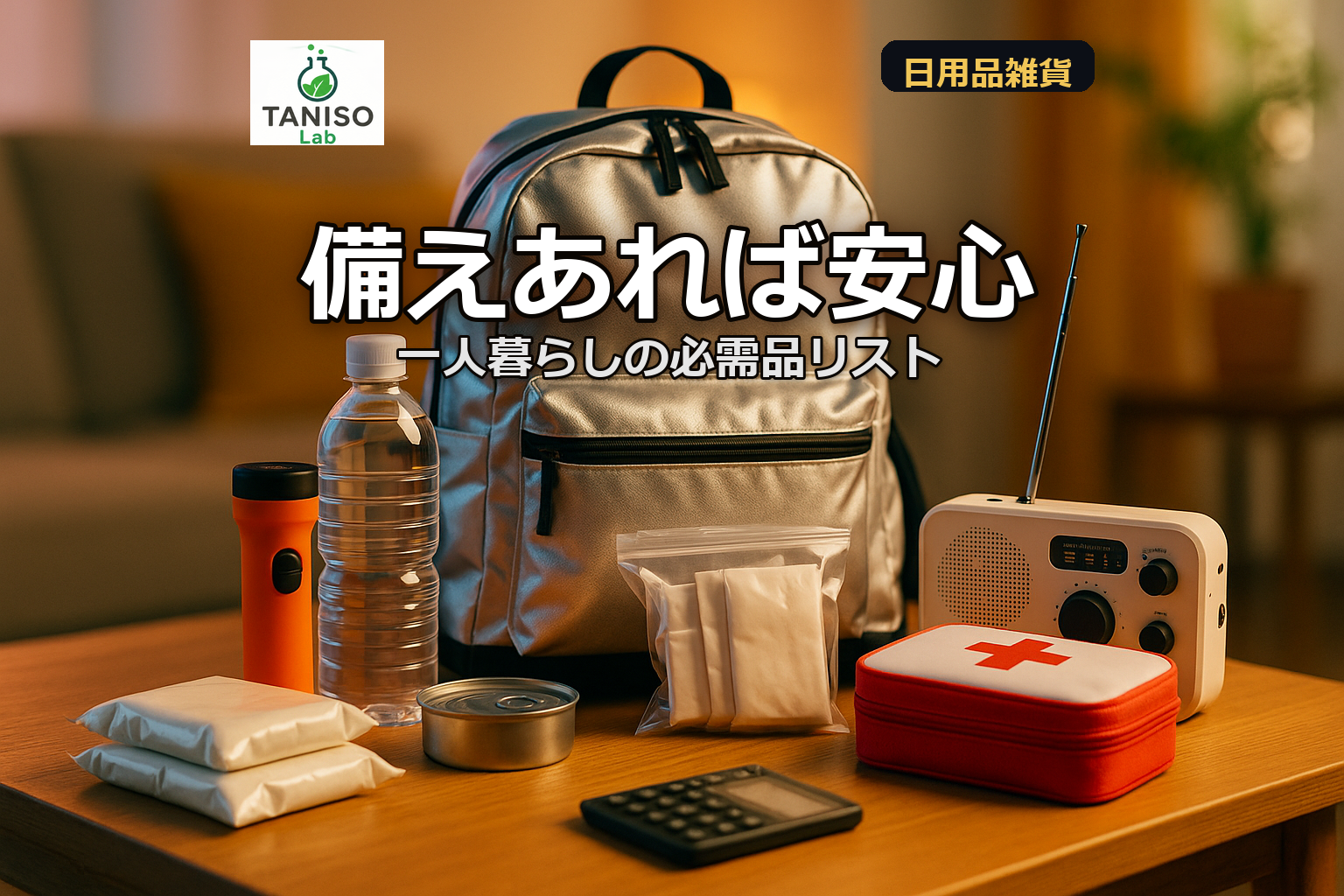 一人暮らし必見！防災グッズの最低限リストと選び方