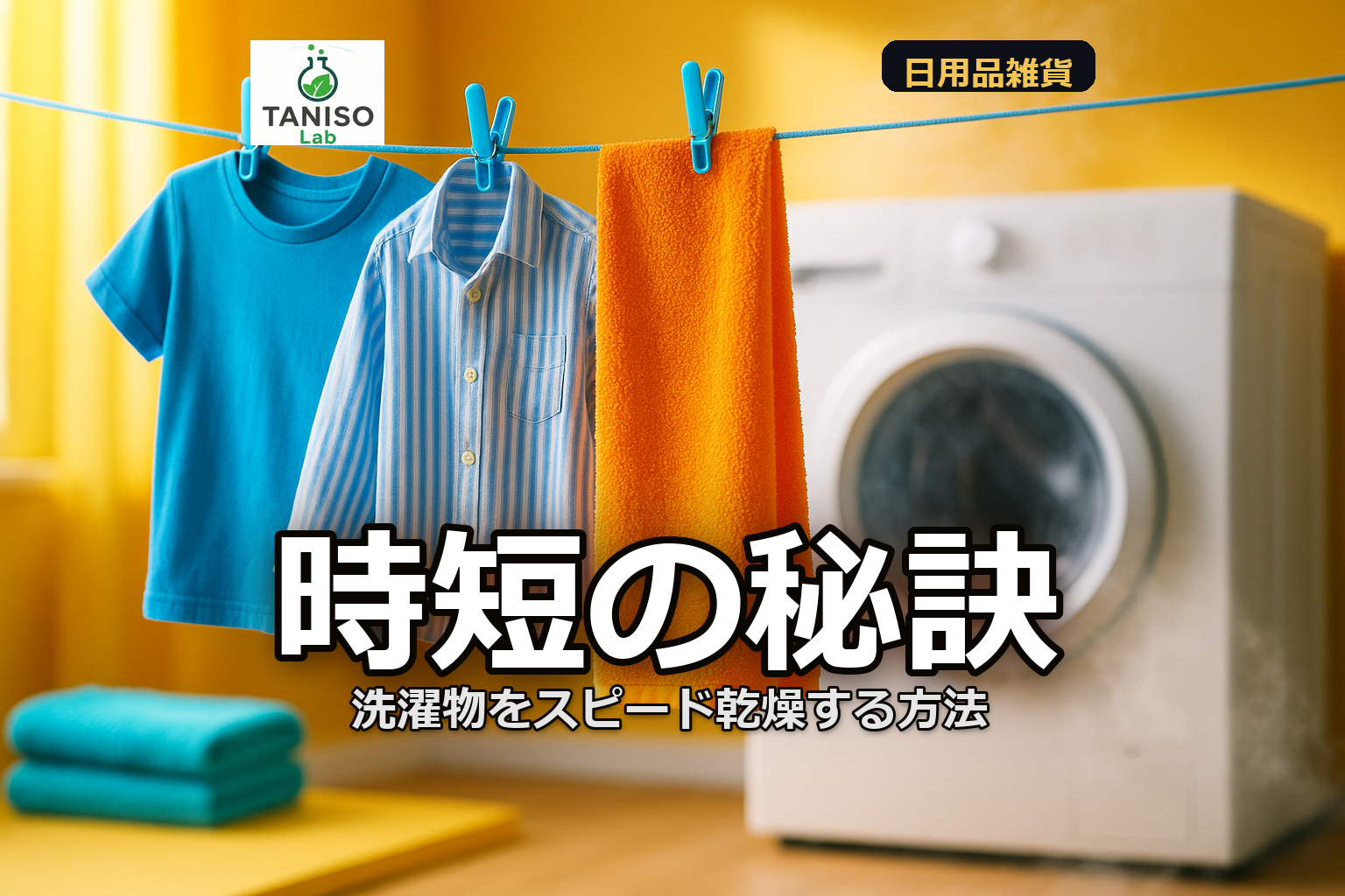 洗濯物を早く乾かす方法とおすすめグッズ